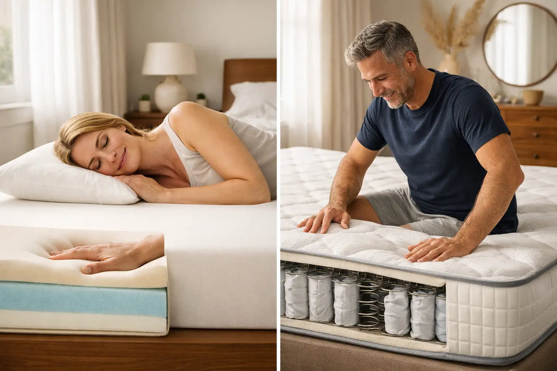 Differenza memory foam e molle: come scegliere