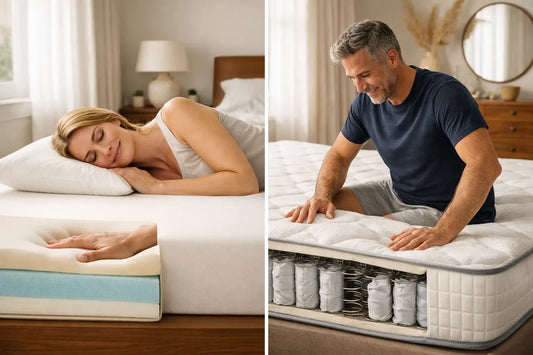Differenza memory foam e molle: come scegliere