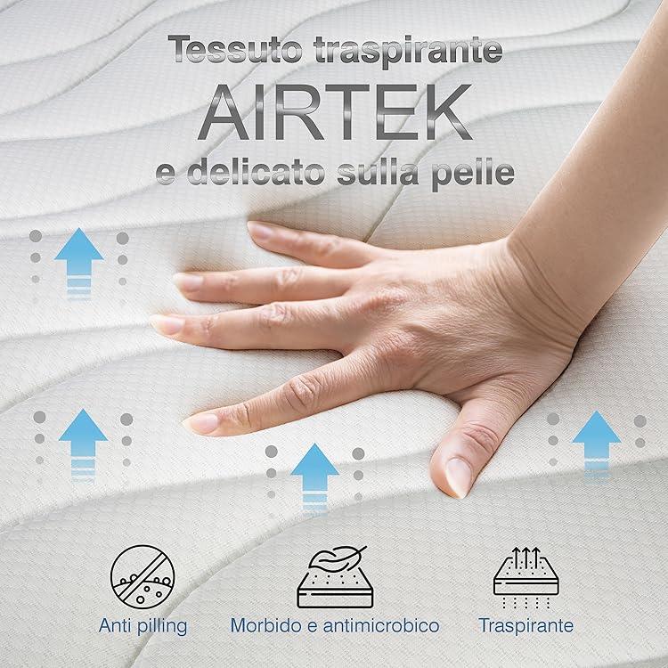 Materasso Ortopedico Niveo 80x190 - Molle Insacchettate 22cm - Dispositivo Medico Deteribile - Made In Italy - Foto 6